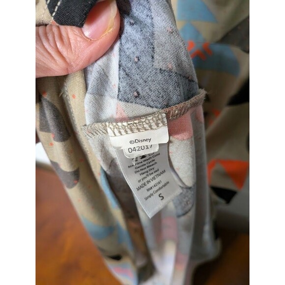 LulaRoe Disney Carly Swing Dress SZ S Mickey Mouse Silhouettes Chest SZ 36" EUC - Picture 4 of 5
